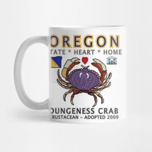 Oregon - Dungeness Crab - State, Heart, Home - state symbols Mug
